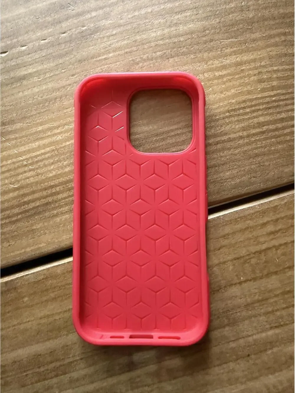 Red Protective Silicone Case for iPhone 16 Pro